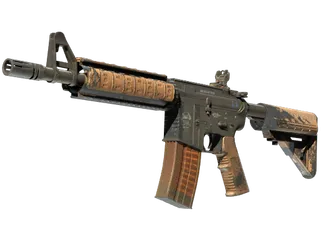 StatTrak™ M4A4 | Poly Mag (Battle-Scarred)