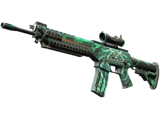 StatTrak™ SG 553 | Dragon Tech (Factory New)