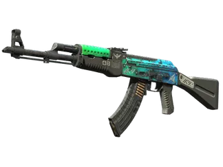 StatTrak™ AK-47 | Ice Coaled (Battle-Scarred)