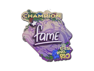 Sticker | fame (Champion) | Rio 2022