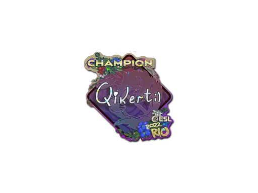 Sticker | qikert (Glitter, Champion) | Rio 2022