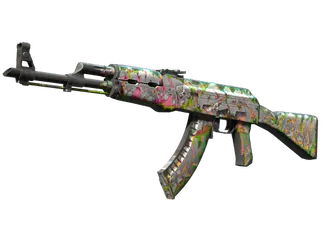 StatTrak™ AK-47 | Head Shot (Well-Worn)