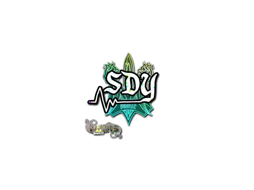 Sticker | sdy (Glitter) | Paris 2023