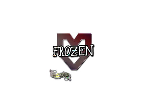 Sticker | frozen (Glitter) | Paris 2023