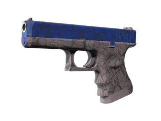 Glock-18 | Blue Fissure (Minimal Wear)
