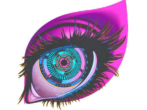 Sticker | Dystopian Gaze (Lenticular)