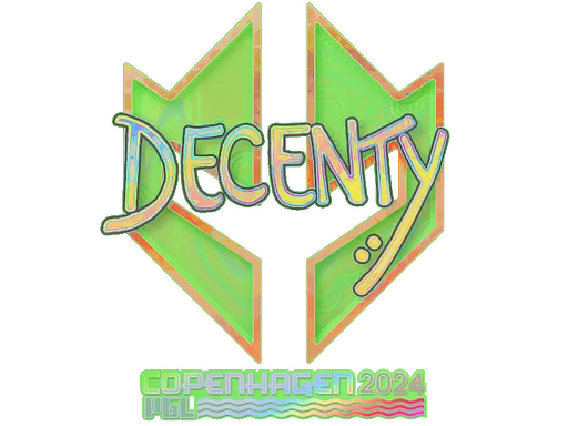 Sticker | decenty (Holo) | Copenhagen 2024