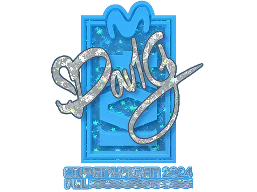 Sticker | dav1g (Glitter) | Copenhagen 2024