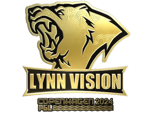 Sticker | Lynn Vision (Gold) | Copenhagen 2024