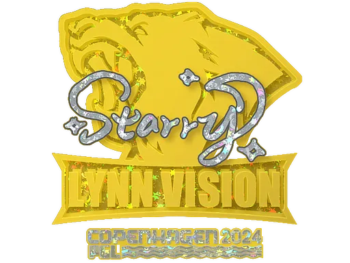 Sticker | Starry (Glitter) | Copenhagen 2024