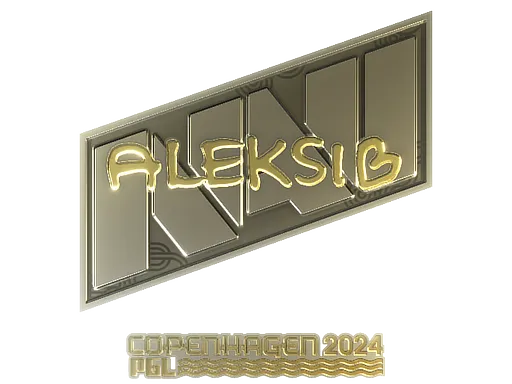 Sticker | Aleksib (Gold) | Copenhagen 2024