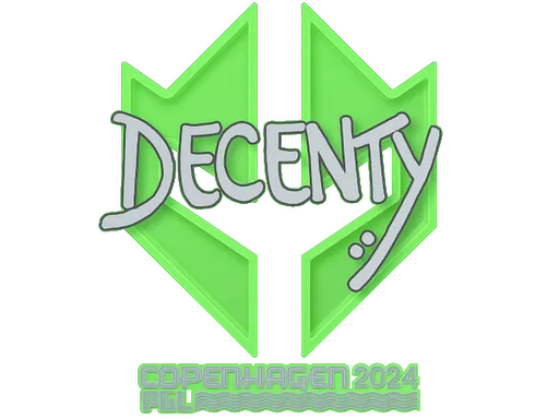 Sticker | decenty | Copenhagen 2024