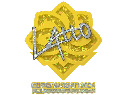 Sticker | latto (Glitter) | Copenhagen 2024