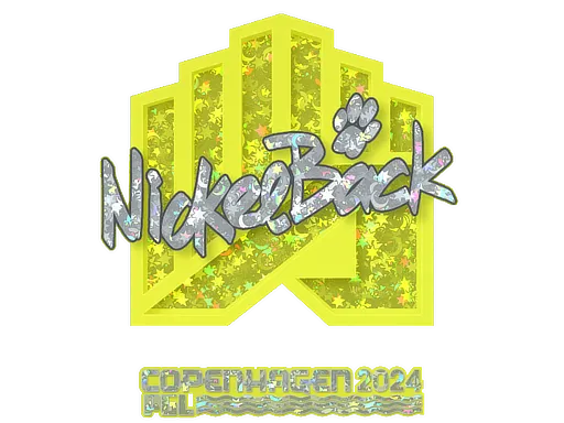 Sticker | NickelBack (Glitter) | Copenhagen 2024