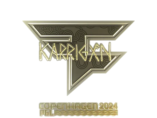Sticker | karrigan (Gold) | Copenhagen 2024