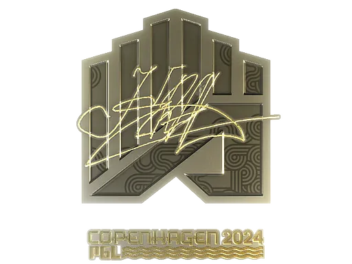 Sticker | Krad (Gold) | Copenhagen 2024