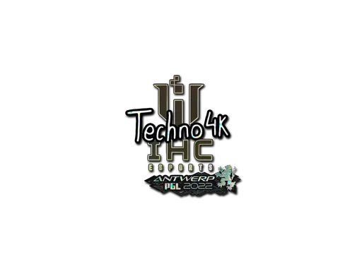 Sticker | Techno4K (Glitter) | Antwerp 2022