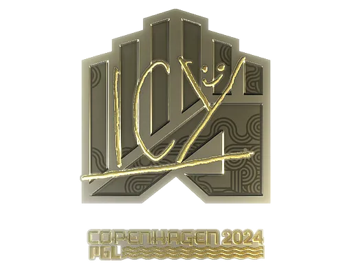 Sticker | ICY (Gold) | Copenhagen 2024