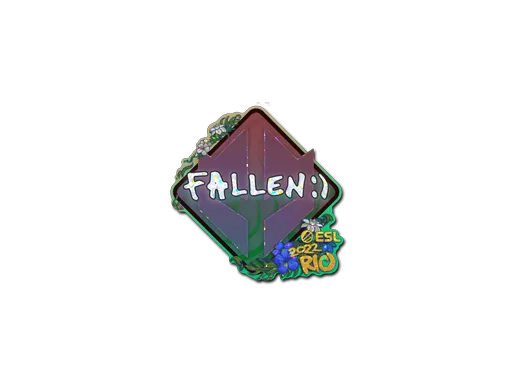Sticker | FalleN (Glitter) | Rio 2022
