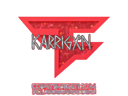 Sticker | karrigan (Glitter) | Copenhagen 2024