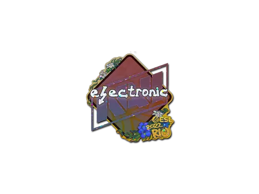 Sticker | electronic (Glitter) | Rio 2022