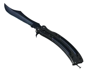 ★ Butterfly Knife | Blue Steel (Battle-Scarred)