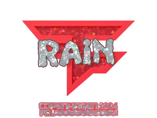 Sticker | rain (Glitter) | Copenhagen 2024