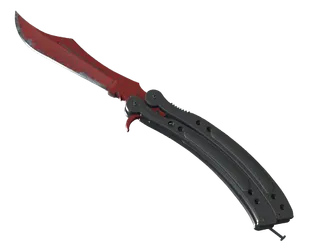 ★ StatTrak™ Butterfly Knife | Crimson Web (Field-Tested)