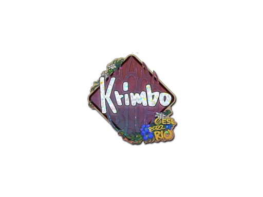 Sticker | Krimbo (Glitter) | Rio 2022