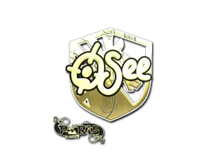 Sticker | oSee (Gold) | Paris 2023
