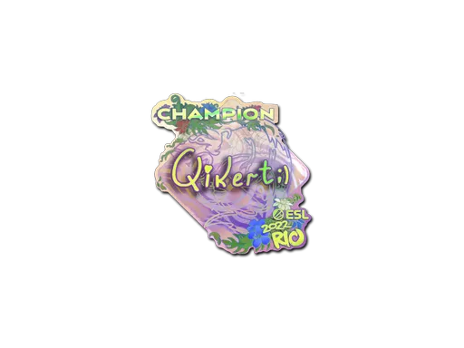 Sticker | qikert (Holo, Champion) | Rio 2022