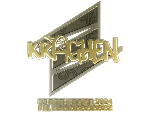 Sticker | kraghen (Gold) | Copenhagen 2024