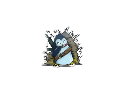 Sticker | War Penguin