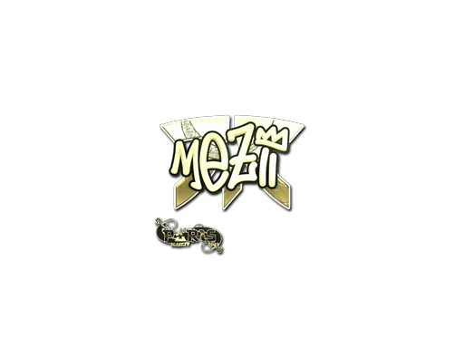 Sticker | mezii (Gold) | Paris 2023