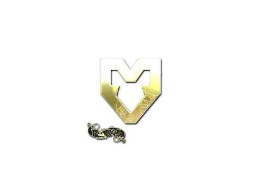 Sticker | MOUZ (Gold) | Paris 2023