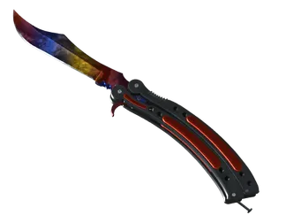 ★ Butterfly Knife | Marble Fade (Minimal Wear)