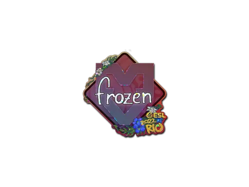 Sticker | frozen (Glitter) | Rio 2022