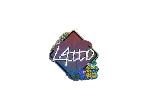 Sticker | latto (Glitter) | Rio 2022