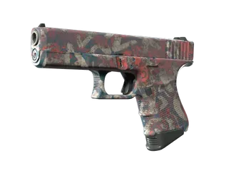 Glock-18 | Teal Graf (Minimal Wear)