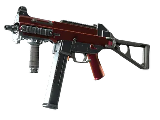 UMP-45 | Crimson Foil (Well-Worn)