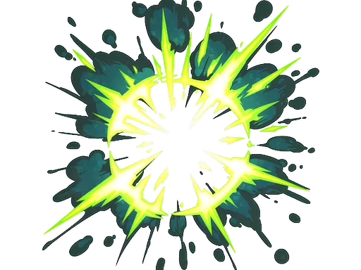 Sticker | Boom Epicenter (Glitter)