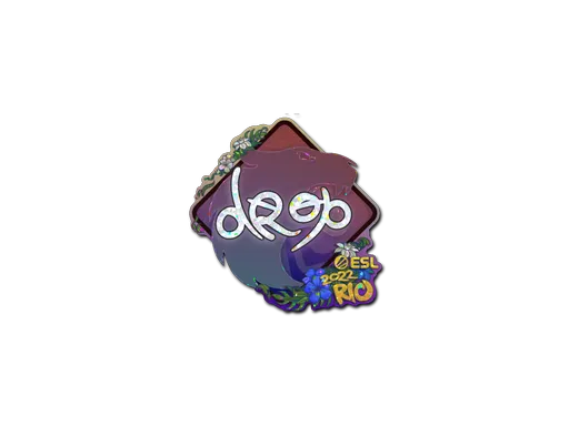 Sticker | drop (Glitter) | Rio 2022