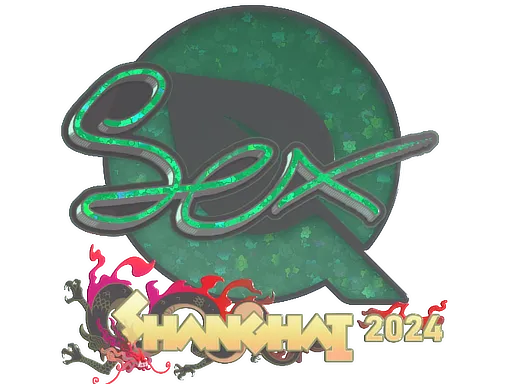 Sticker | dexter (Glitter) | Shanghai 2024