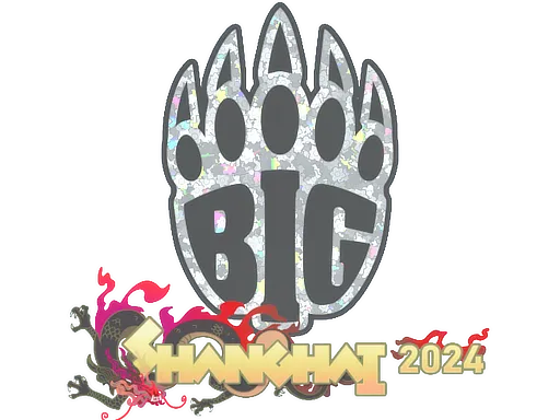 Sticker | BIG (Glitter) | Shanghai 2024