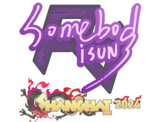 Sticker | somebody | Shanghai 2024