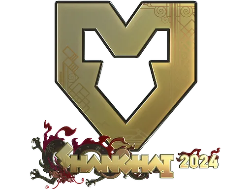 Sticker | MOUZ (Gold) | Shanghai 2024
