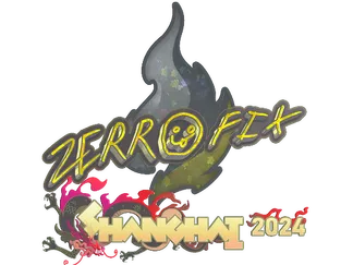 Sticker | zeRRoFIX (Glitter) | Shanghai 2024