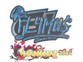 Sticker | FL4MUS (Glitter) | Shanghai 2024