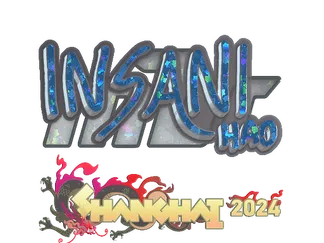 Sticker | insani (Glitter) | Shanghai 2024