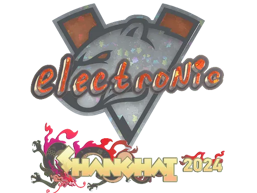 Sticker | electronic (Glitter) | Shanghai 2024